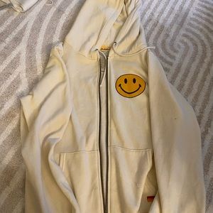 aviator nation smiley hoodie size large